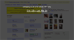 Desktop Screenshot of cottaging.co.uk